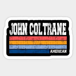 John Coltrane // Retro Style Sticker